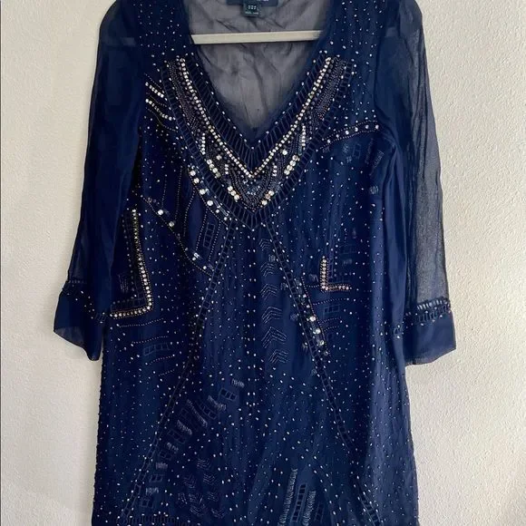 French Connection | Dresses | French Connection Navy Blue Evissa Beaded Shift Dress | Poshmark French Connection | Dresses | French Connection Navy Blue Evissa Beaded Shift Dress | Poshmark